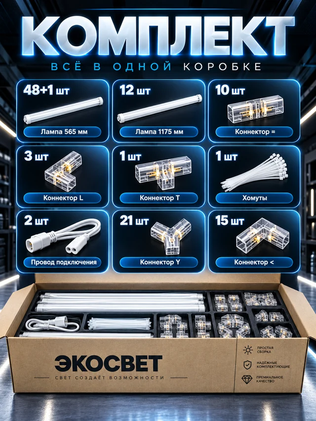 Экосвет — комплект поставки